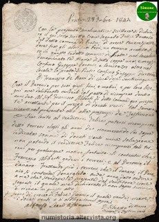 Un contratto di vendita del 1844