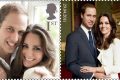Due francobolli per il matrimonio di William e Kate