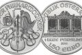 Austria, tiratura delle monete Filarmonica 2017