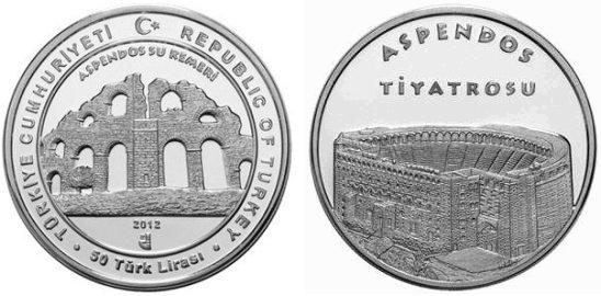 Turchia, moneta per la città di Aspendos