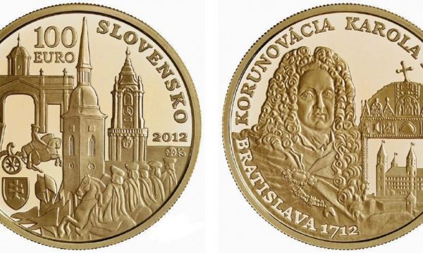 Slovacchia, moneta per l’incoronazione di Carlo III (1712)