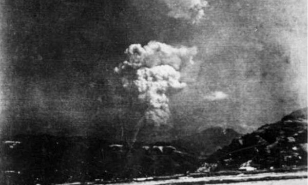 Foto inedita del fungo atomico su Hiroshima