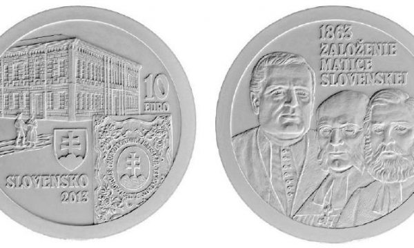 Slovacchia, moneta per la Matica slovenská