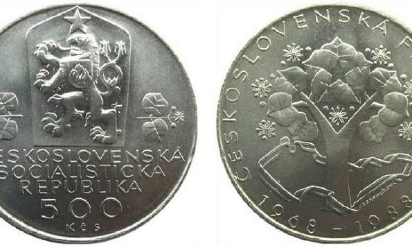 Cecoslovacchia, 500 corone 1988