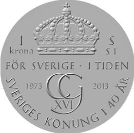 1 krona minnesmynt 2013