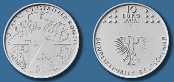 Germania, 10 euro per il concilio di Costanza