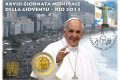 Vaticano, busta filatelico-numismatica 2013 per la Giornata della Gioventù