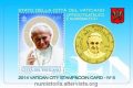 Vaticano, stamp&coincard 2014 per Wojtyla