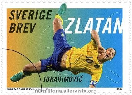 Svezia, francobolli per Zlatan Ibraimovich