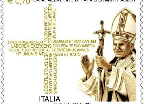 Italia, francobolli per i due papi santi