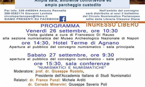 Convegno a Napoli il 26-28 settembre 2014