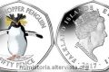 Falkland, 50 pence 2017 per il pinguino saltarocce