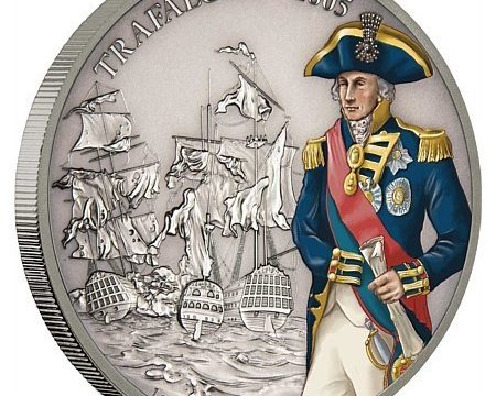 Niue, una moneta per la battaglia di Trafalgar