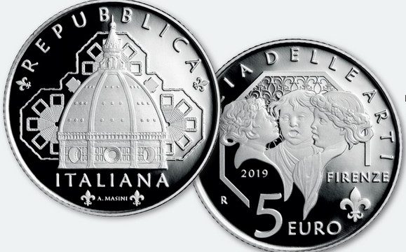 Italia, 5 euro 2019 per il duomo di Firenze