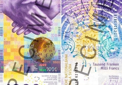 Svizzera, arriva la banconota da 1.000 franchi