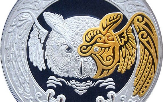 Kazakistan, monete per il gufo totemico
