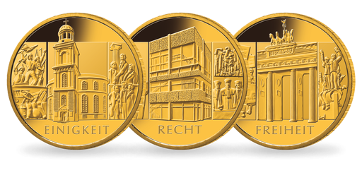 Germania, tre monete d’oro per il motto nazionale