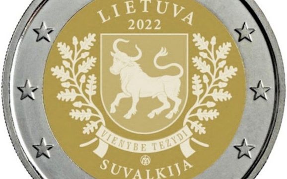 Lituania, 2 euro commemorativo 2022 per la Sudovia