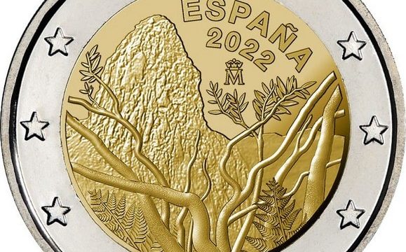 Spagna, 2 euro commemorativo 2022 Garajonay