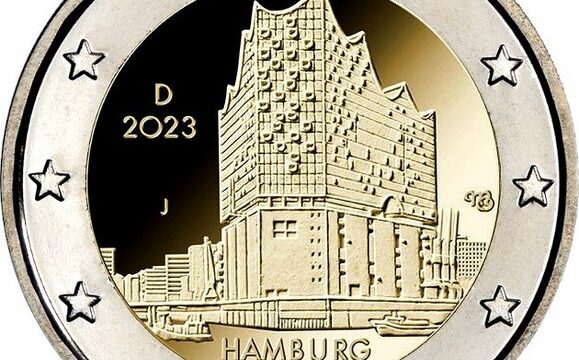 Germania, 2 euro commemorativo 2023 Amburgo