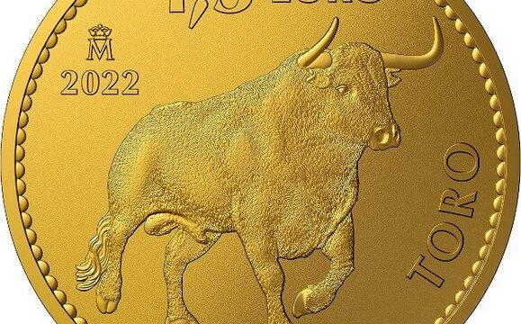 Il toro d’oro 2022, seconda moneta bullion spagnola