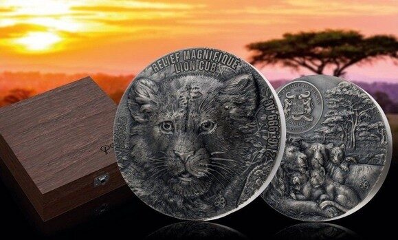 Una grande moneta per il leone