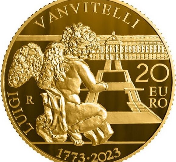 Italia, due monete per Luigi Vanvitelli e la Reggia di Caserta