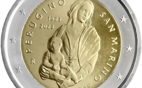 San Marino, 2 euro commemorativo 2023 per il Perugino