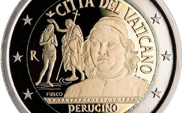 Vaticano, 2 euro commemorativo 2023 per il Perugino
