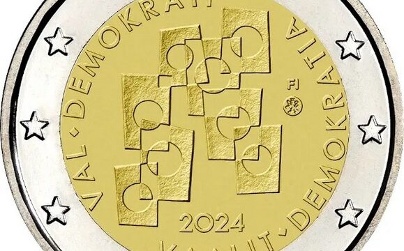 Finlandia, 2 euro commemorativo 2024 per la democrazia