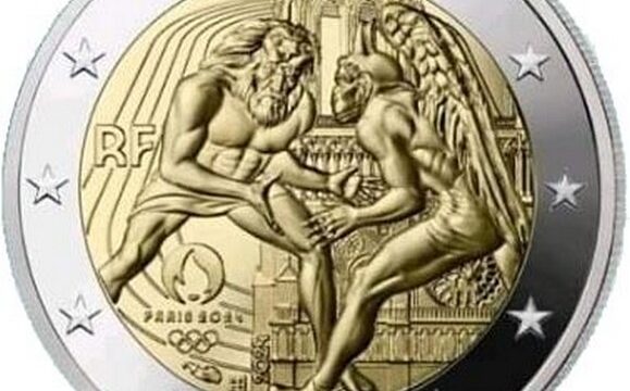 Francia, 2 euro commemorativo 2024 Olimpiadi