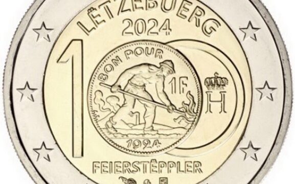 Lussemburgo, 2 euro commemorativo 2024 Feierstëppeler